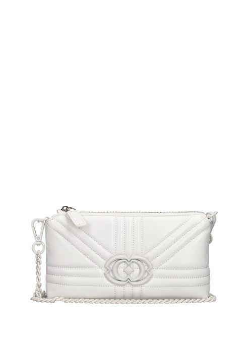 Borsa Grate Double in pelle LA CARRIE | 141P-AA-401-LEABIANCO